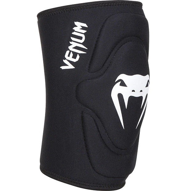 Venum Kontact Lycra - Gelinės Kelių Apsaugos - Juoda/Balta