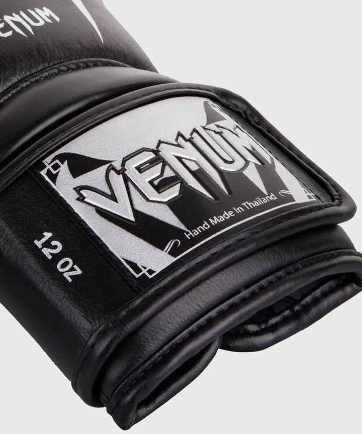 Bokso Pirštinės Venum " GIANT 3.0" - Odinės - Juoda/Sidabras