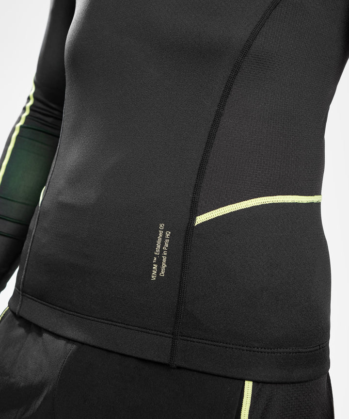 Venum Fusion 2.0 kompresiniai marškinėliai ilgomis rankovėmis - Juoda/geltona