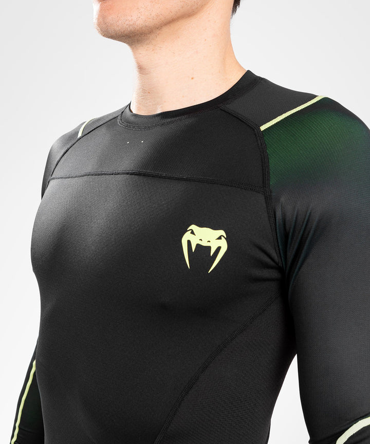 Venum Fusion 2.0 kompresiniai marškinėliai ilgomis rankovėmis - Juoda/geltona