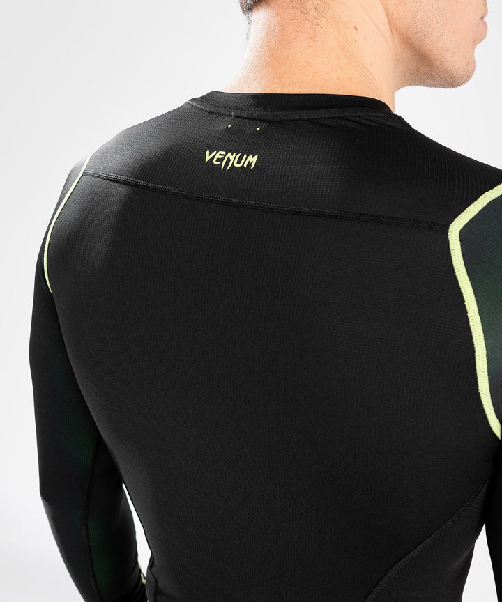 Venum Fusion 2.0 kompresiniai marškinėliai ilgomis rankovėmis - Juoda/geltona