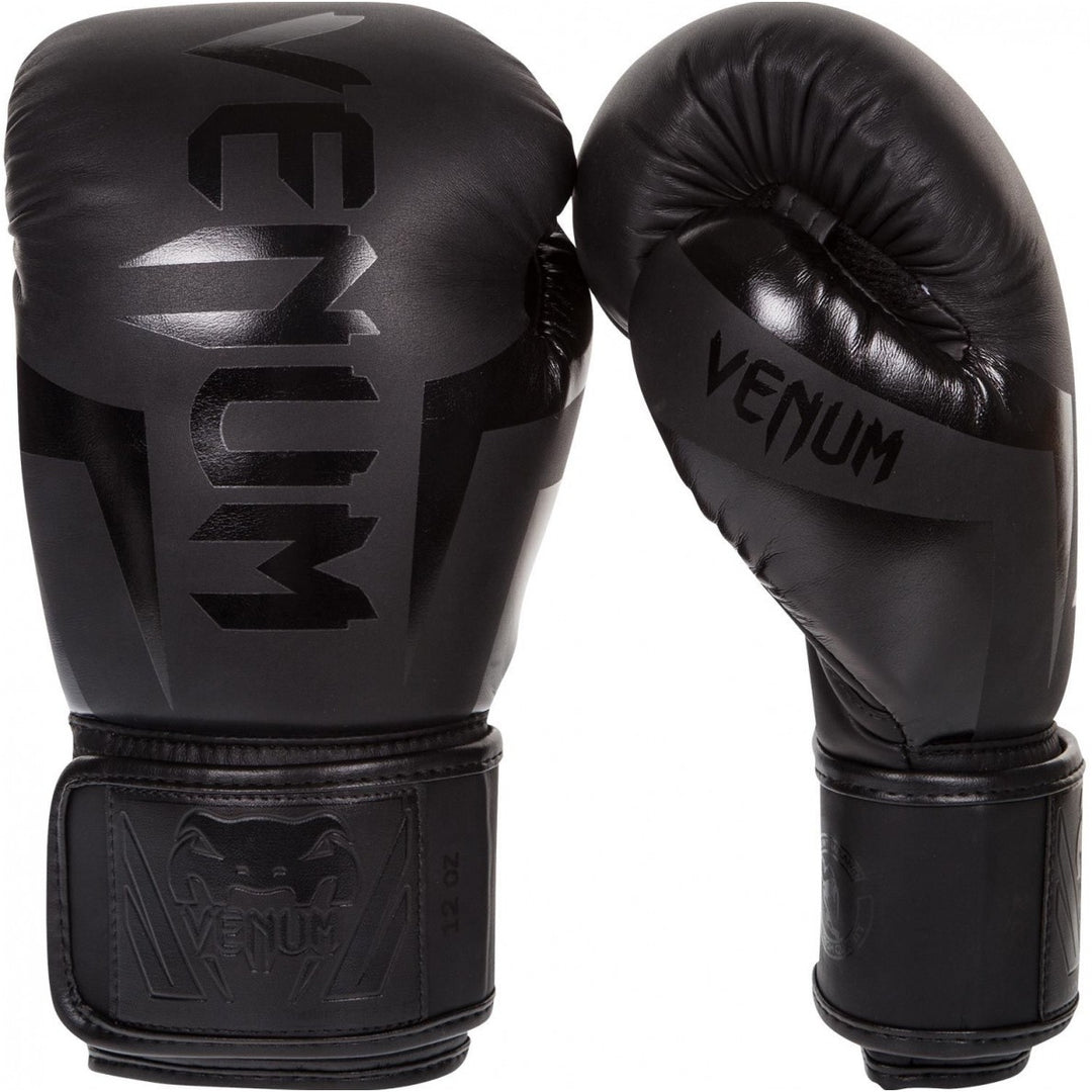 Venum Elite Bokso Pirštinės - Black/Black