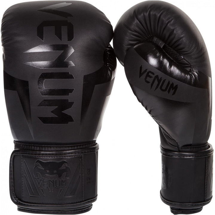 Venum Elite Bokso Pirštinės - Black/Black