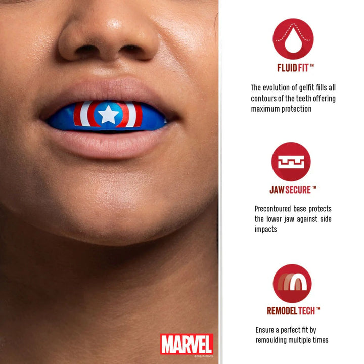 "Marvel" dantų apsauga Kapitonas Amerika