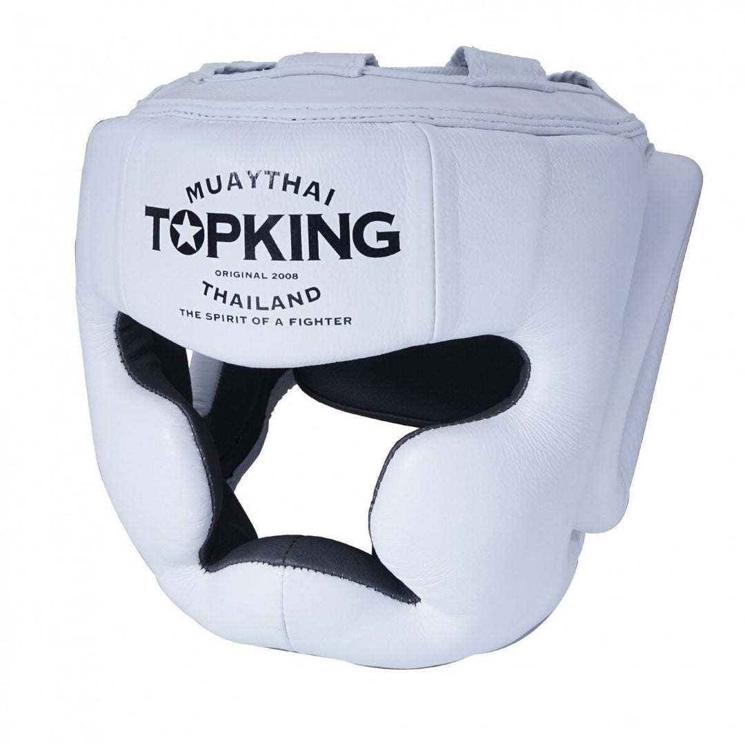 "Top King" šalmas full Coverage - White