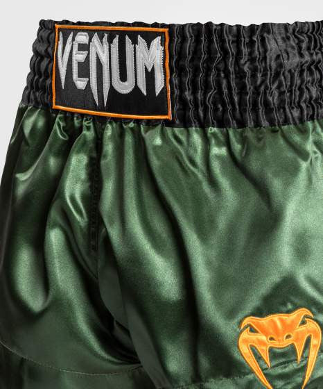 Venum Classic Muay Thaï šortai - Green/Black/Gold