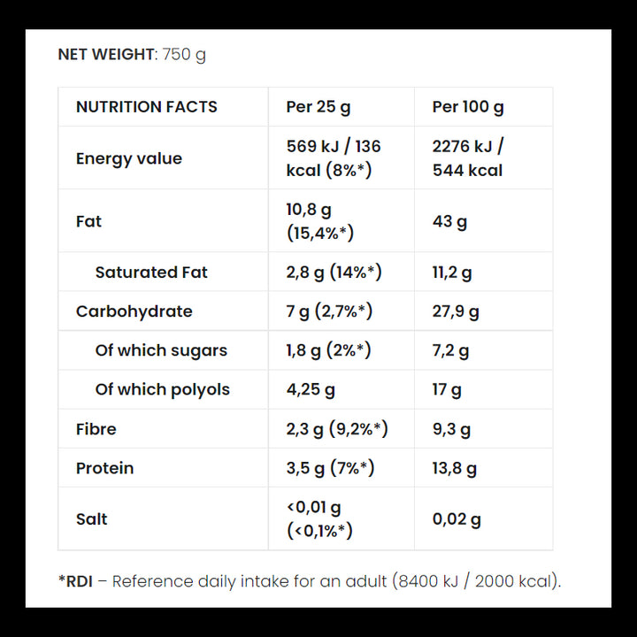 7 Nutrition Cream Choco coco Vege 750 g baltyminis užtepas