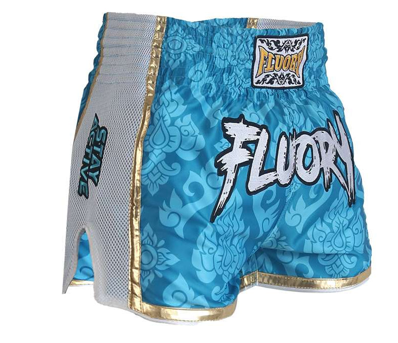 "FLUORY" MUAY THAI ŠORTAI BLUE