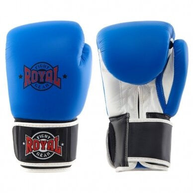 Bokso pirštinės "Royal" TWS, Oda blue