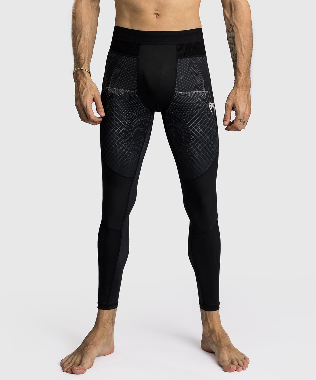 Venum G-Fit Air Men's Spats - Deep Black/Desert Sand