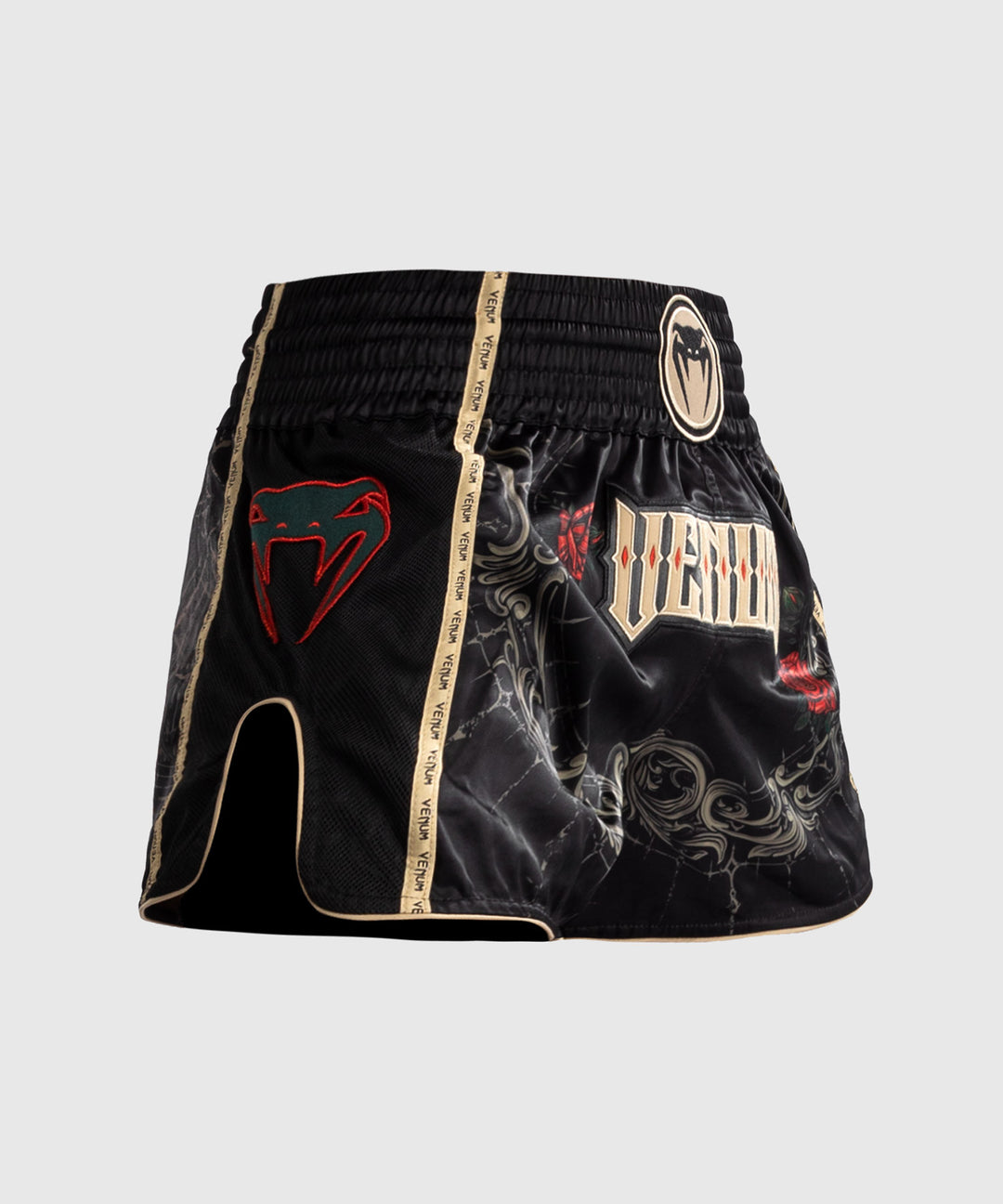 Venum Santa Muerte 5.0 Muay Thai šortai - Deep Black/Gold