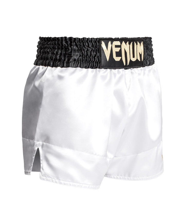 Venum Muay Thai Classic šortai White/Gold/Black