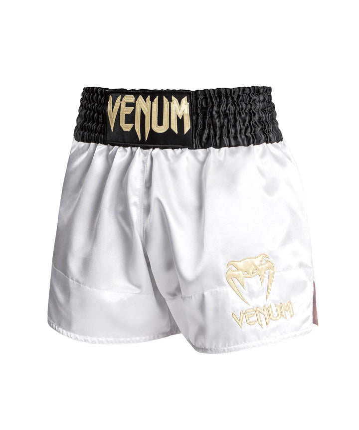 Venum Muay Thai Classic šortai White/Gold/Black