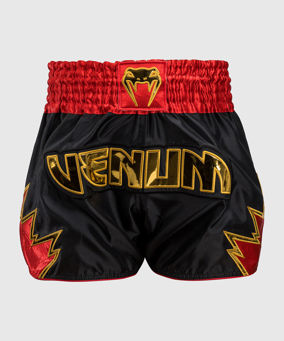 Venum Inferno Muay Thai šortai - Black/Gold/Red