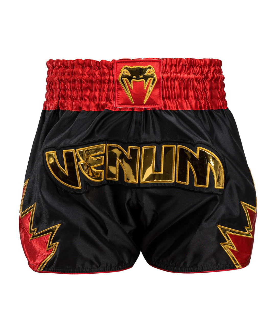Venum Inferno Muay Thai šortai - Black/Gold/Red