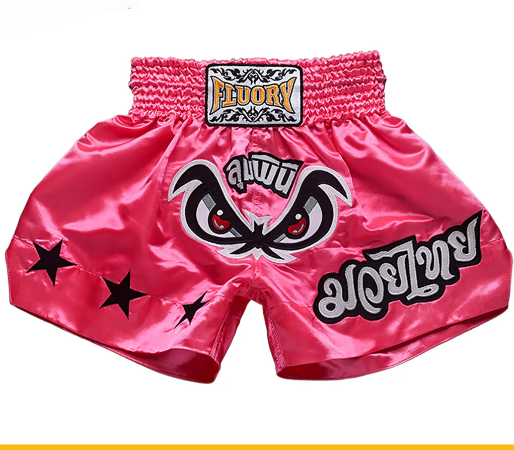 "FLUORY" MUAY THAI ŠORTAI PINK