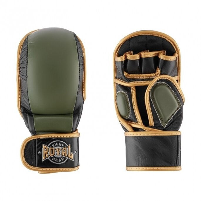 MMA pirštinės "Royal" Pro-1 - oda - Green