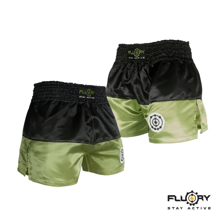 MUAY THAI ŠORTAI GREEN/BLACK