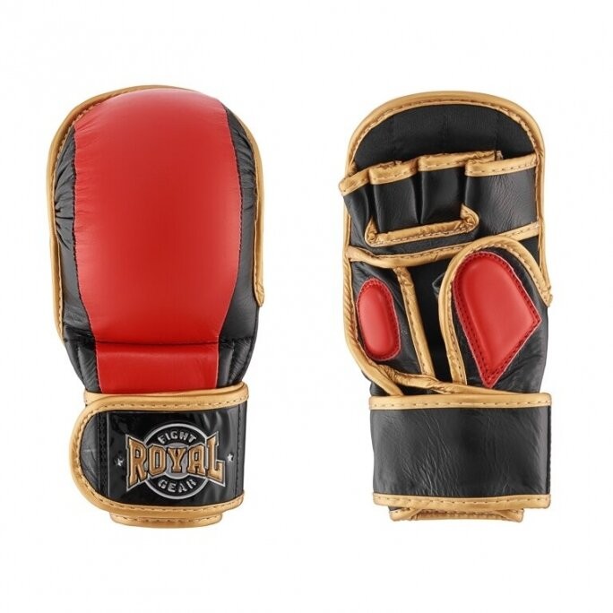 MMA pirštinės "Royal" Pro-1 - oda - Red