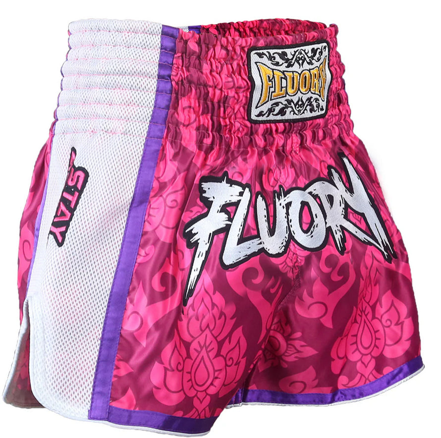 "FLUORY" MUAY THAI ŠORTAI PINK