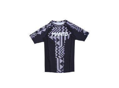 MANTO rashguard FRAGMENTS black/gray