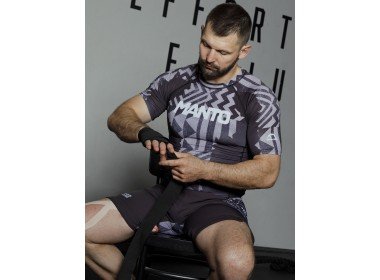 MANTO rashguard FRAGMENTS black/gray