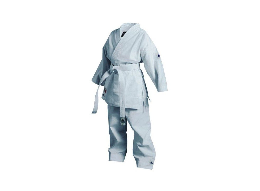 110/120CM Adidas Karate Kimono Komplektas - Vaikam Su Juostelėm