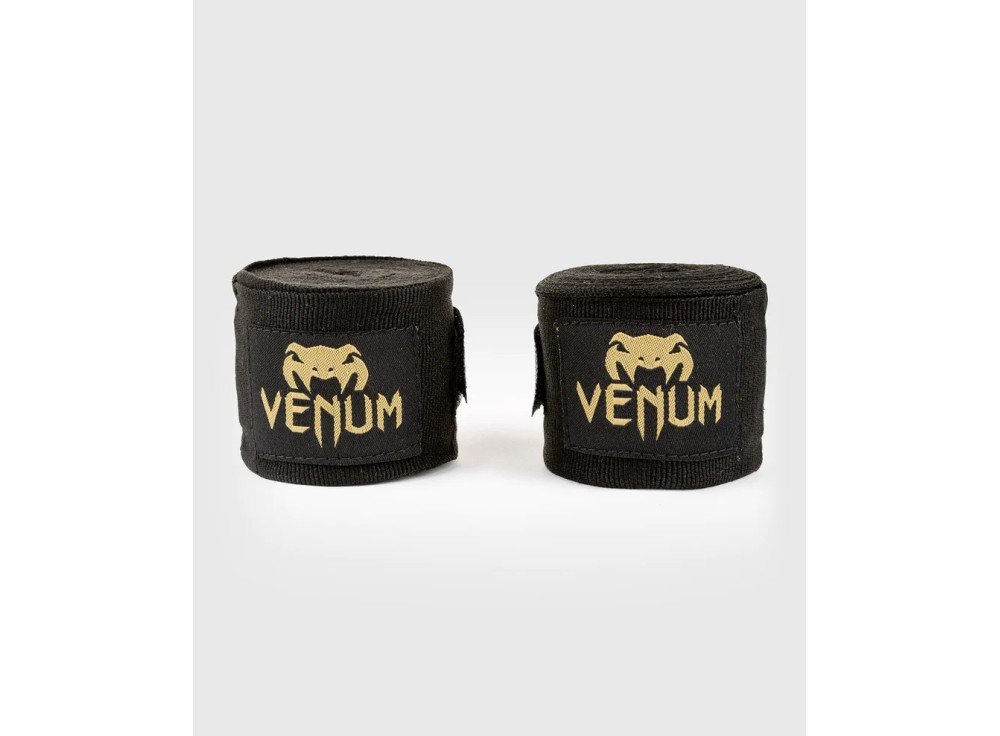 Venum Kontact Bokso Bintai - 4m - Black/Gold