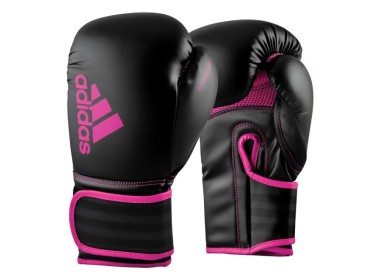 Adidas bokso/kikbokso pirštinės pink hybrid - dirbtinė oda