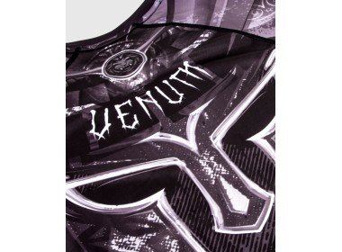 Venum Gladiator 3.0 Rashguard - Juoda/balta - ilgomis rankovėmis