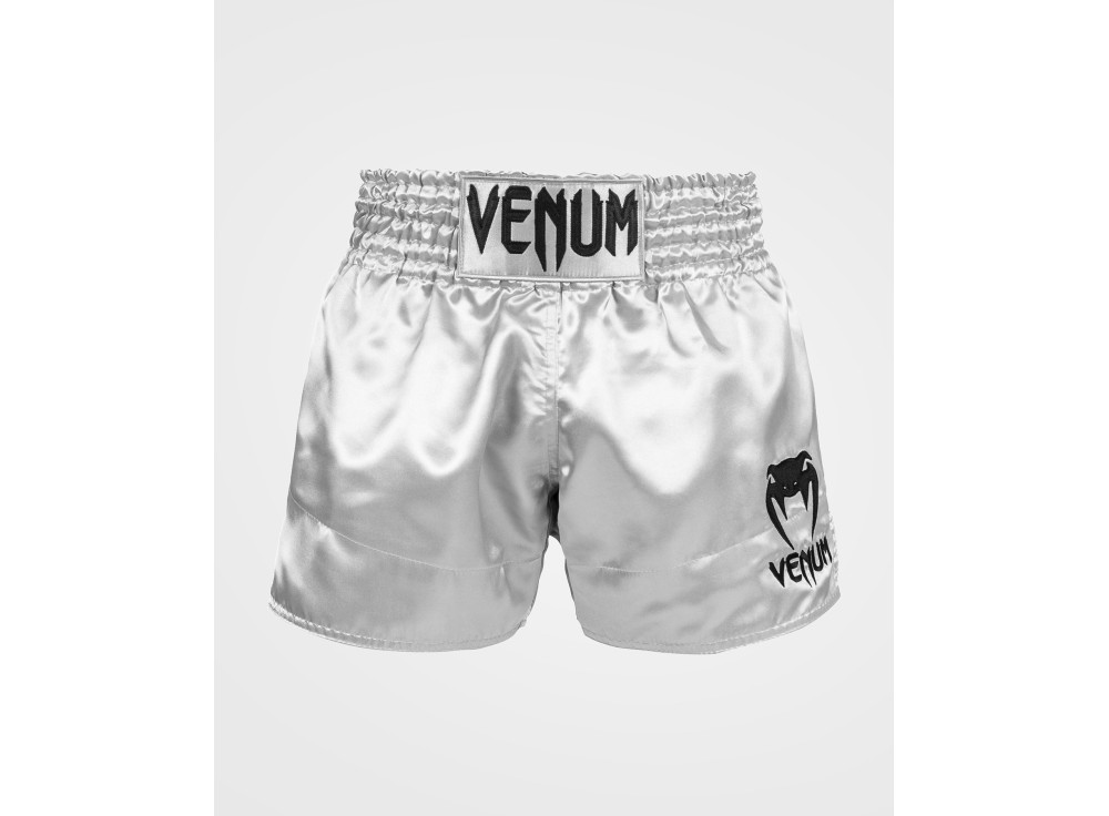 Venum muay thai classic šortai - sidabriniai