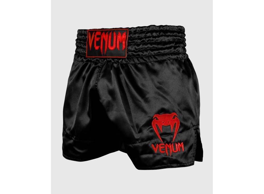 Venum Muay Thai Classic šortai - juoda/raudona