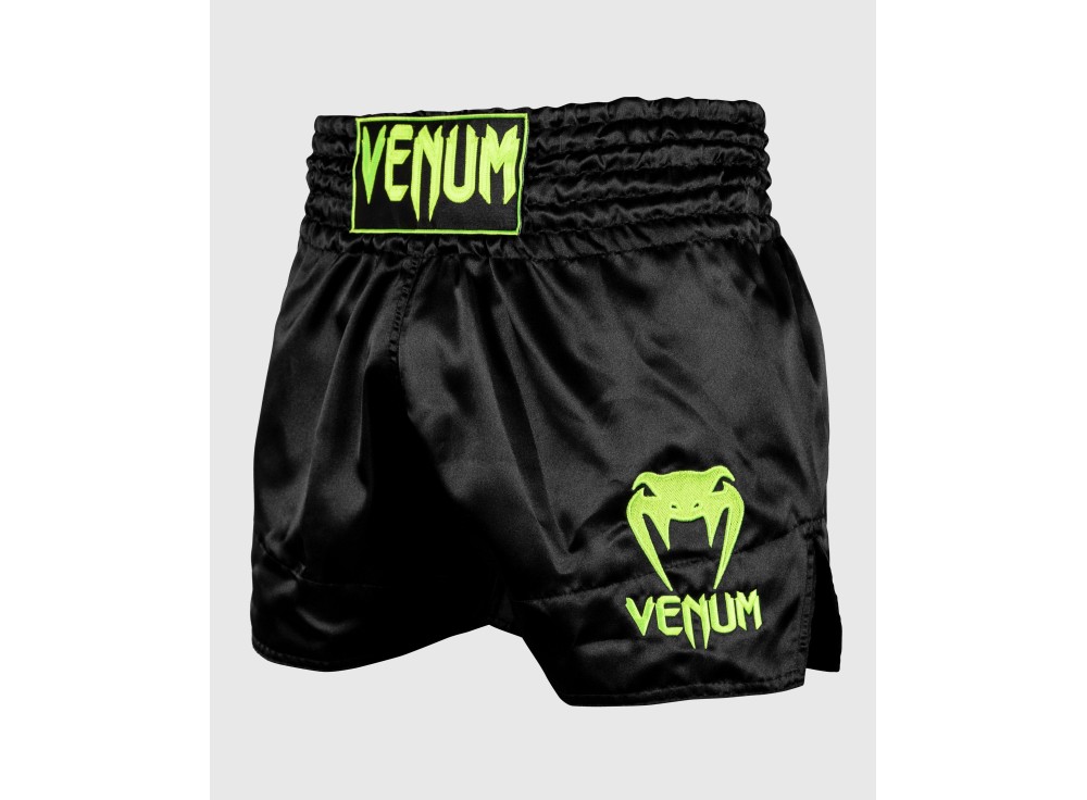 Venum Muay Thai Classic šortai - juoda/žalia