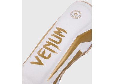 Venum Elite Standup" blauzdų apsaugos - Baltos/Auksinės