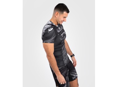 Venum Gorilla Jungle rashguard trumpom rankovėm - Black/White