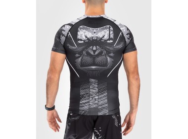 Venum Gorilla Jungle rashguard trumpom rankovėm - Black/White