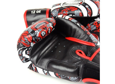 "Twins" bokso pirštinės FBGVL3-53 Skull - Red/Black