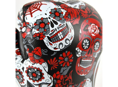 "Twins" bokso pirštinės FBGVL3-53 Skull - Red/Black