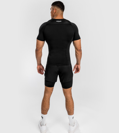 Venum Attack Men's kompresiniai marškinėliai Black/Grey