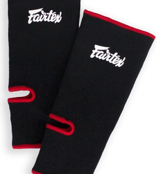 "Fairtex" čiurnų įtvarai - Black/Red