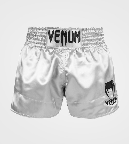 Venum Classic Muay Thai šortai - Silver/Black