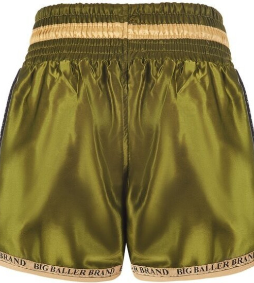 "BBB" šortai Muay Thai / Kickboxing trunks - Mesh - khaki