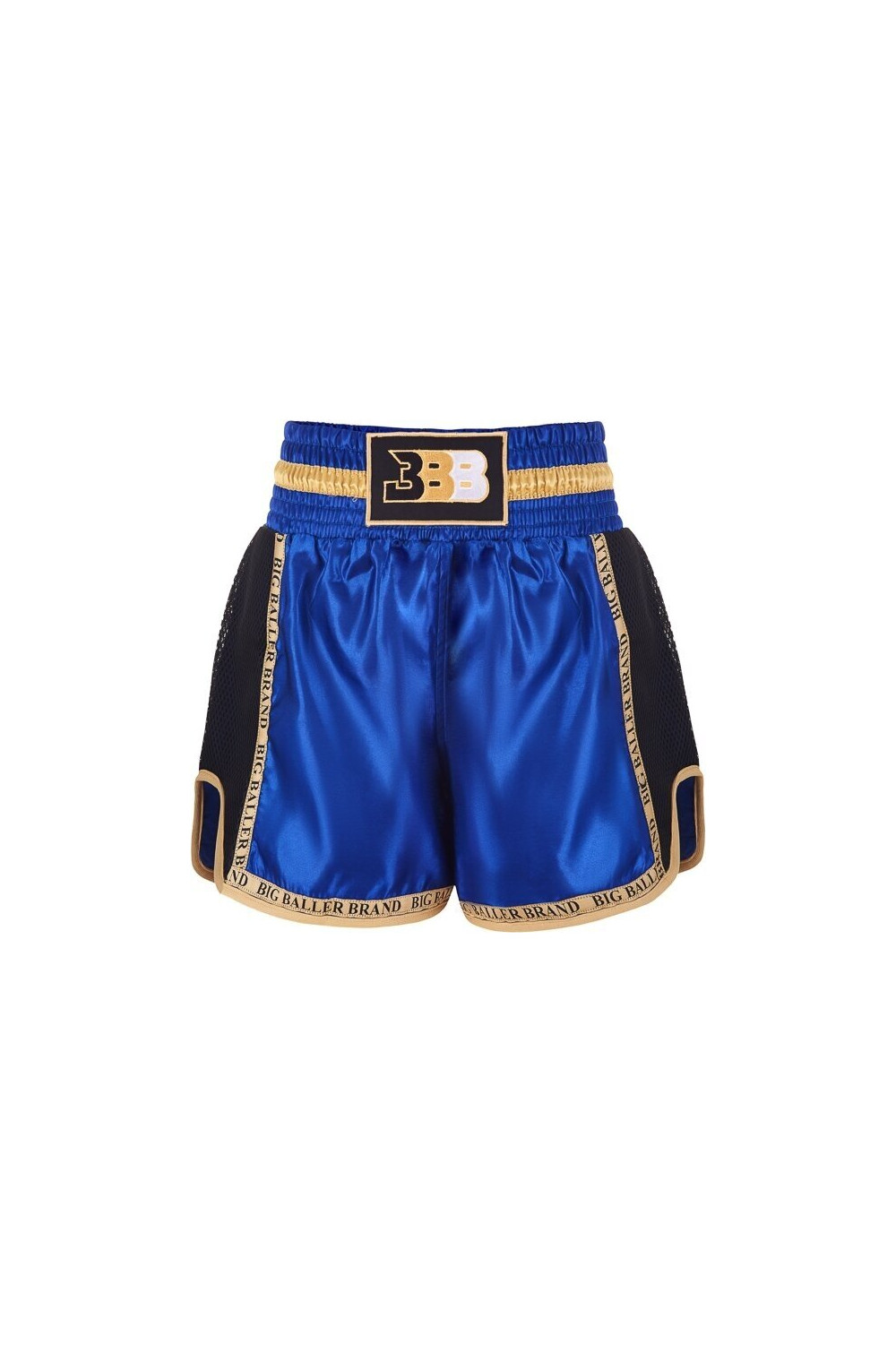 "BBB" šortai Muay Thai / Kickboxing trunks - Mesh - blue