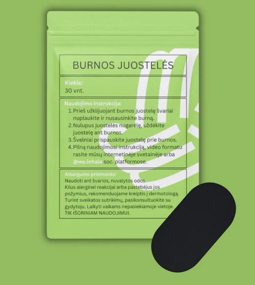 INHALE Burnos juostelės -