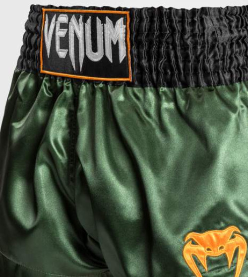 Venum Classic Muay Thaï šortai - Green/Black/Gold