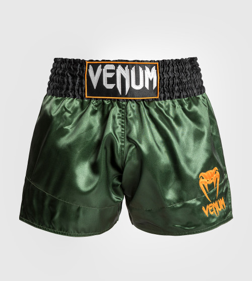 Venum Classic Muay Thaï šortai - Green/Black/Gold