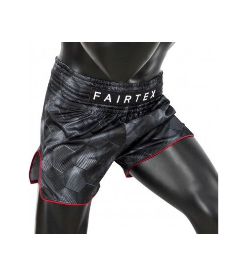 "Fairtex" K1 / Thai šortai Slim Cut - Stealth Black