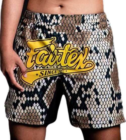 "Fairtex" universalūs šortai kovoms Python - Brown