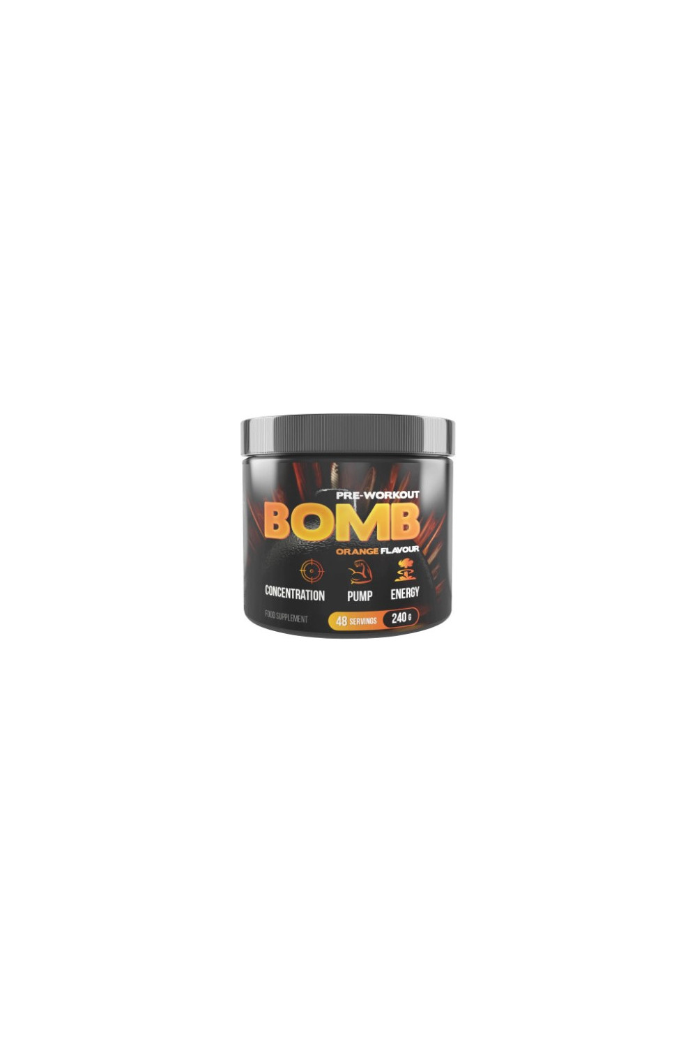 7 Nutrition Bomb Preworkout 240 g Orange