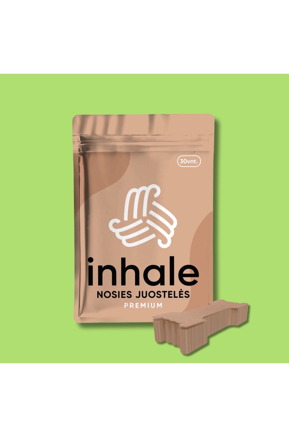 INHALE Premium Nosies juostelės - kūno spalvos